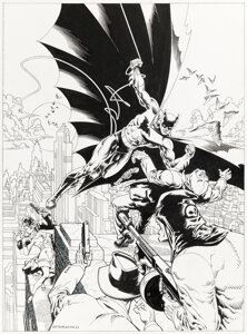 Jim Steranko Detective Comics #33 Variant Cover Original Art (DC - Jim Steranko