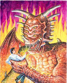 Earl Norem | Earl Norem and XNO 1988 Topps Dinosaurs Attack #47 Supreme ...