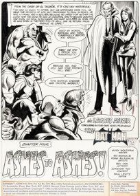 Irv Novick and Frank McLaughlin Batman #335 Splash Page 1 Original Art (DC by Irv Novick, Frank Mclaughlin