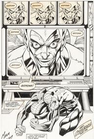 Mark Bagley and Randy Emberlin The Amazing Spider-Man #389 Story Page 23 Original Art (Marvel - Randy Emberlin