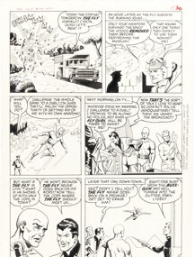 John Giunta | John Giunta Adventures of The Fly #28 Complete 5-Page ...