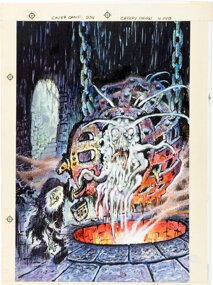 Tom Sutton | Tom Sutton Creepy Things #4 Cover Original Art (Charlton ...