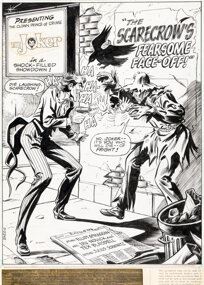 Irv Novick and Tex Blaisdell The Joker #8 Splash Page 1 Original Art (DC by Irv Novick, Tex Blaisdell