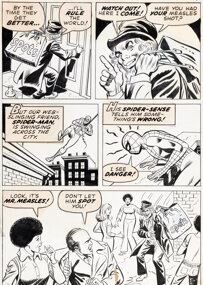 Win Mortimer and Mike Esposito Spidey Super Stories #2 Story Page 17 Original Art (Marvel