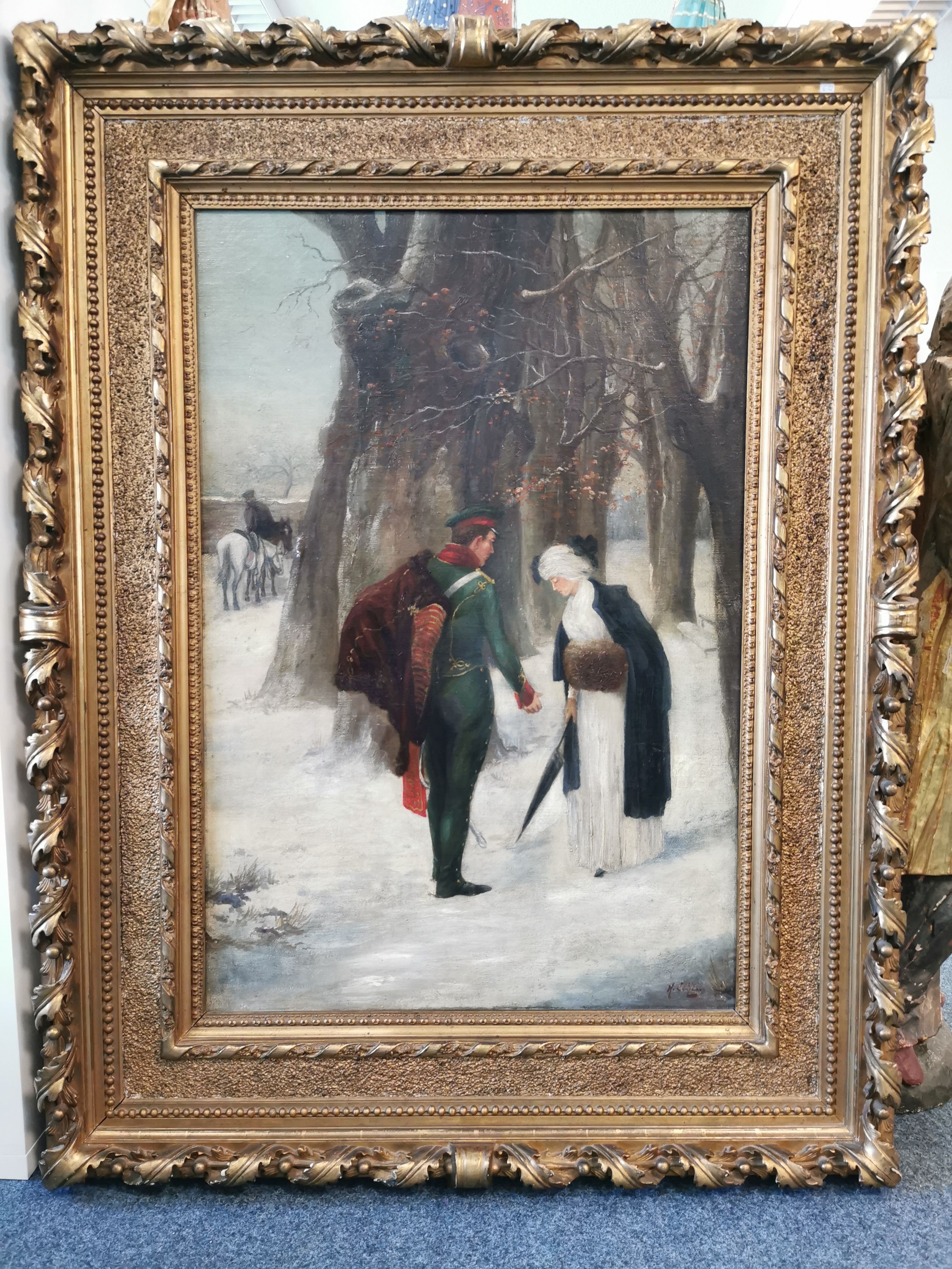 Robert Von Haug | Der Abschied (19th Century 20th Century) | MutualArt