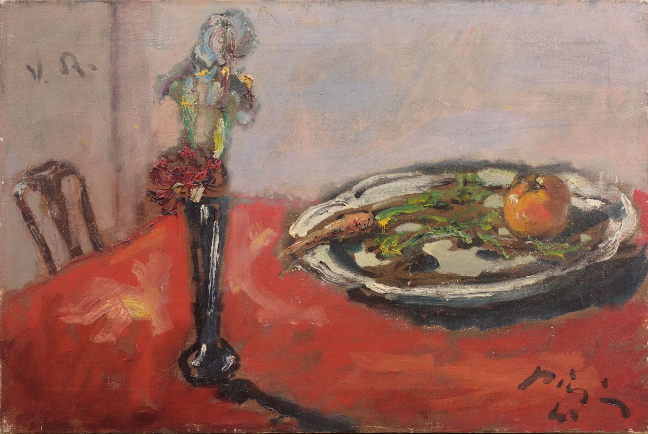 Artwork by Filippo de Pisis, Natura morta, 1941, Made of oil on canvas