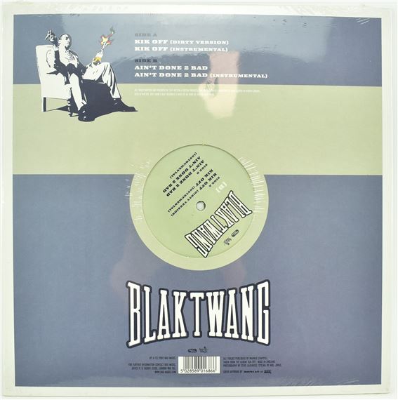 Banksy | BLAK TWANG - KIK OFF, 2002 12 VINYL SINGLE - BANKSY