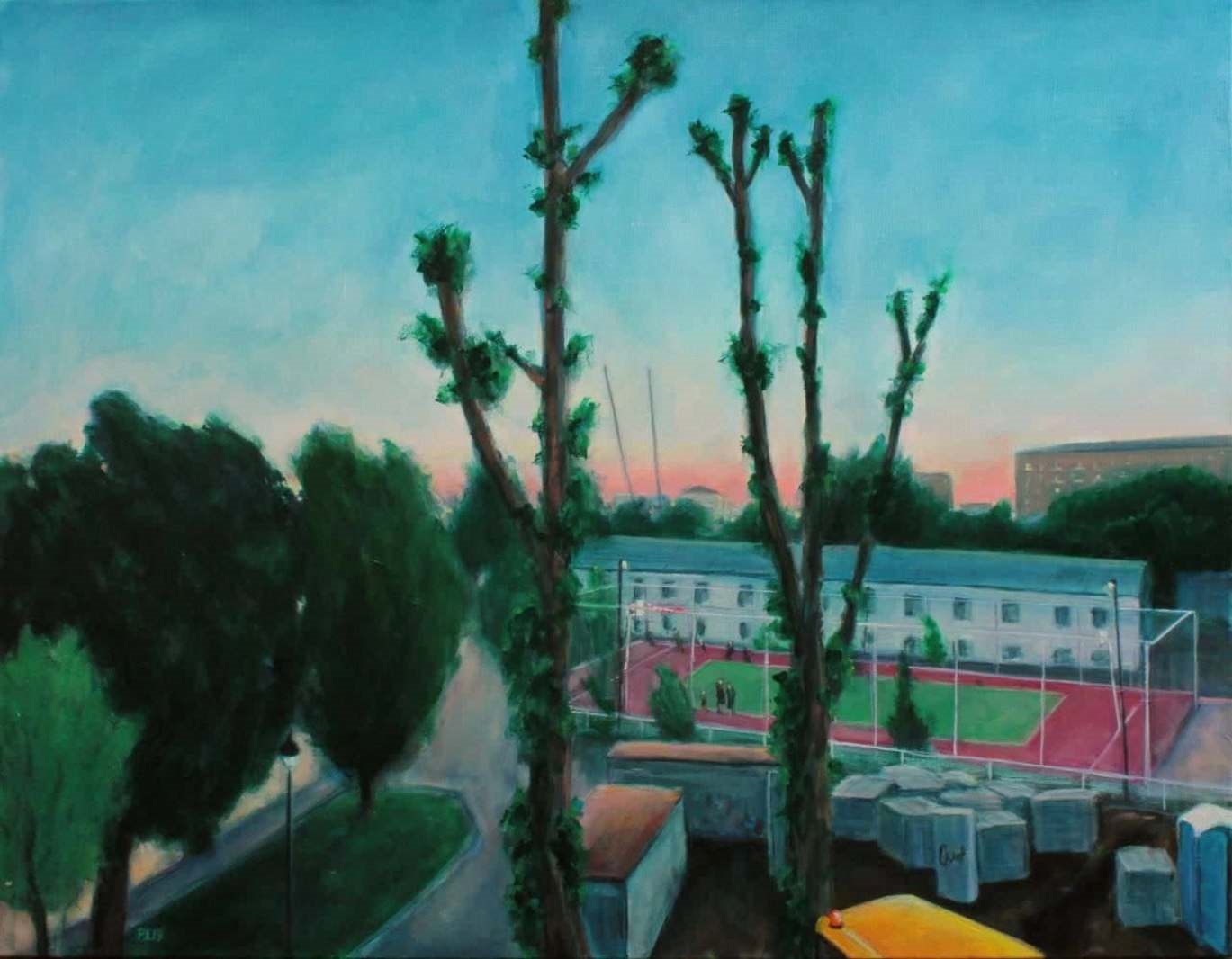Denis Rusakov | Evening over Moscow (2019) | MutualArt