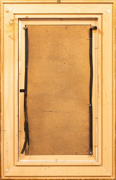 Artwork by Ryoichi Mori, Nature morte à la lampe à pétrole, Made of Oil on masonite