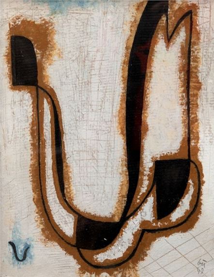 Offene Form by Gerd Burtchen, dat. ´48