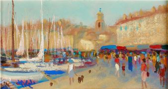 Le port de Saint Tropez - Jean-pierre Kolasinski