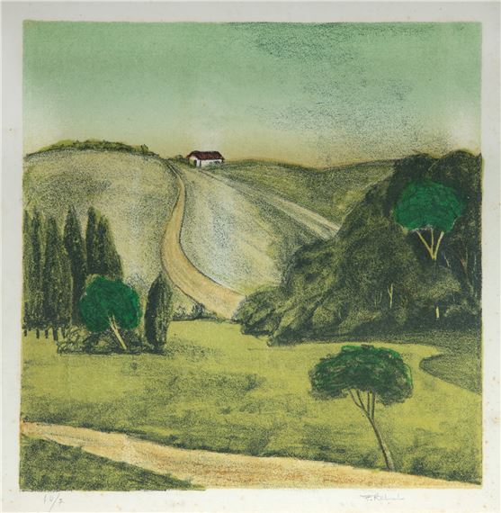 Paisagem com Casa - Francisco Rebolo Gonsales