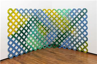 Daniel Dezeuze Is Showing His Latest Work at Templon Brussels