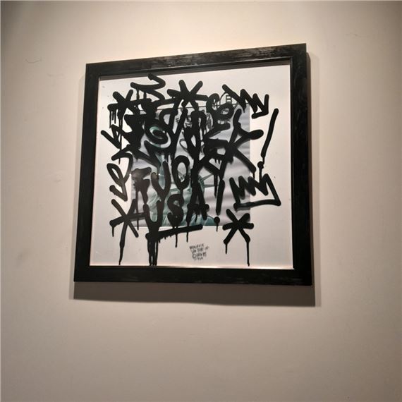 F#ck usa by Benjamin van Oost