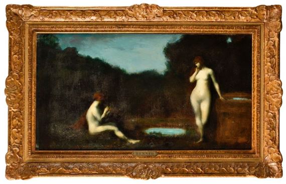 Eglogue Oil by Jean-Jacques Henner
