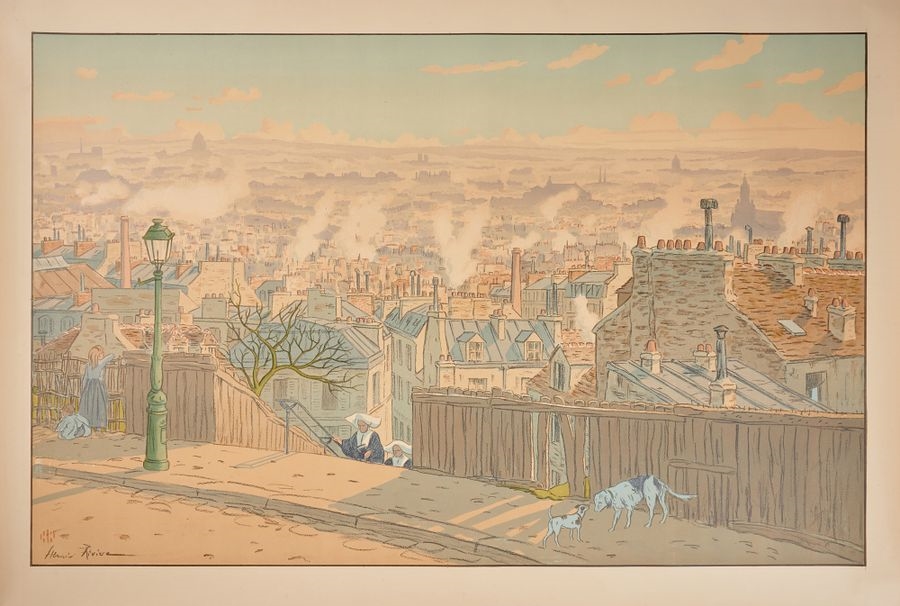 Henri Rivière | Paris seen from Montmartre (1900) | MutualArt