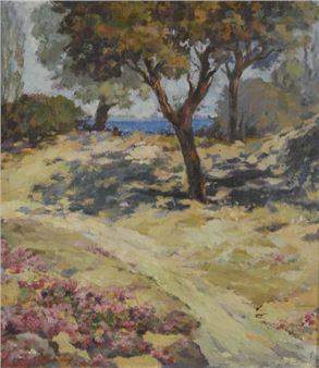 YIAKOS Dionyssios, born 1914 Trees by the... - Lot 405 - Rossini - Dionyssios Yiakos