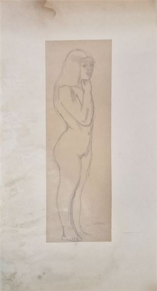 SAINT-PAUL Jean (1897-1974) Female nude Pencil... - Lot 246 - Rossini by Paul Saint-Jean