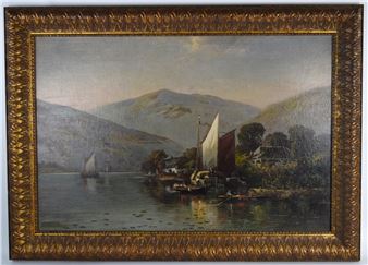 American James Flaherty Oil On Board Painting - James Thorpe Flaherty