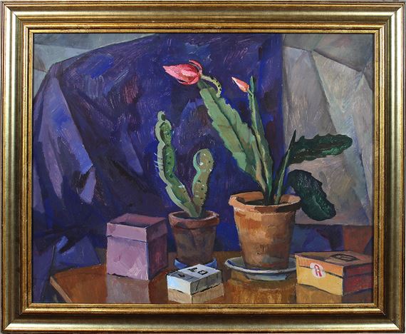 Blooming cacti by Georgy Vasilyevich Khrapak, 1970s