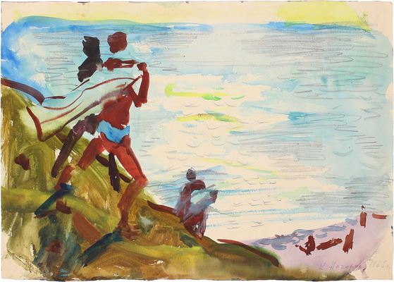 Towards the sea by Konstantin Borisovich Nazarov, 1968