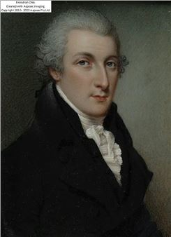British fl.1798-1830-  Portrait of Dr A. P. Buchan M.D - J. T. Mitchell