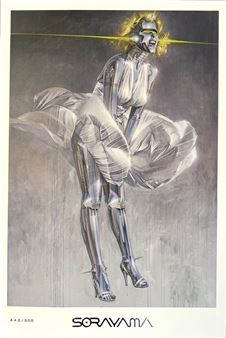 空山基　SEXY ROBOT MONROE, 2018 Sculpture “Sexy robot” from Hajime Sorayama - Dope! Gallery