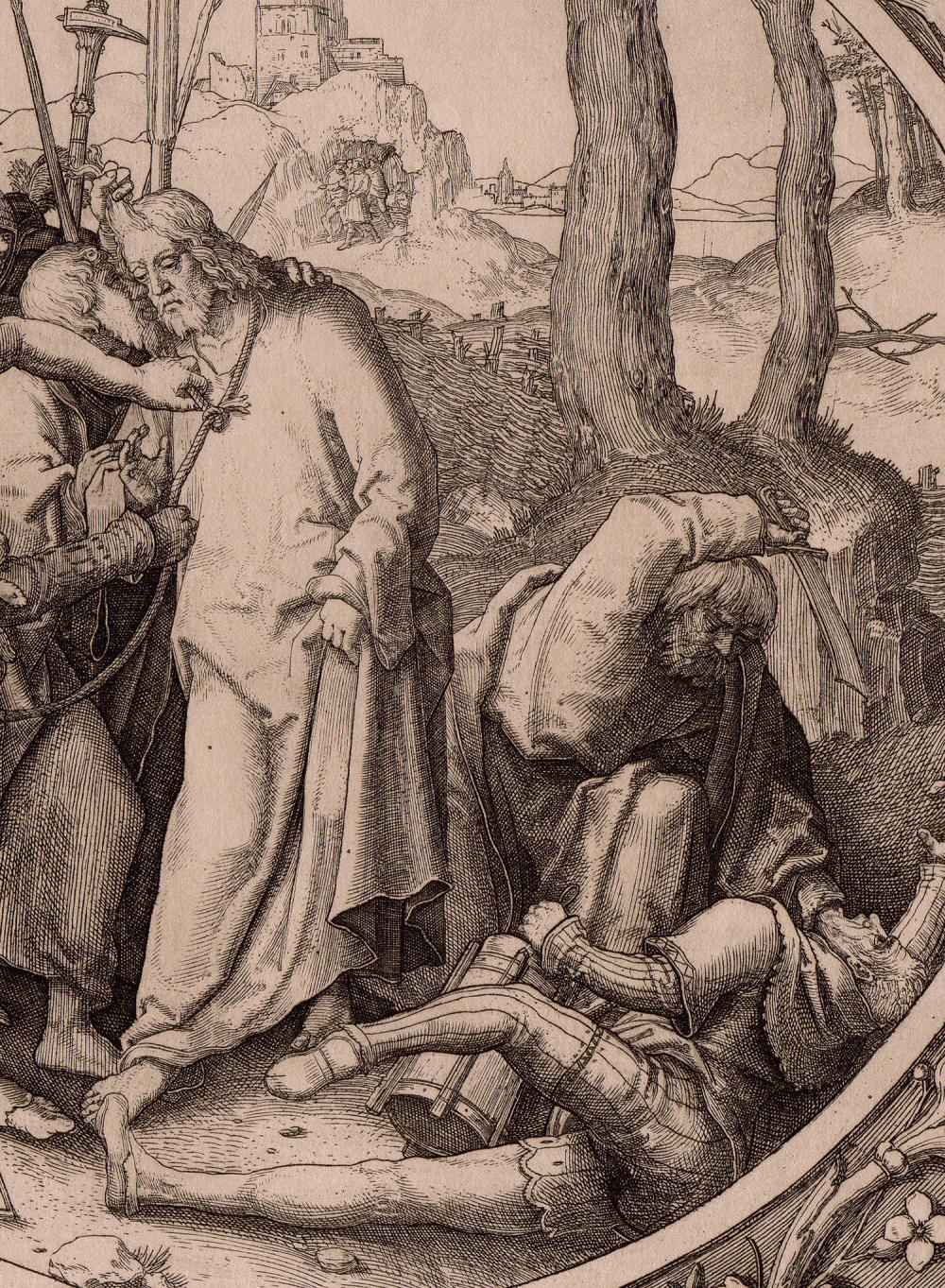 Lucas Van Leyden | The Captivity of Christ, from the Circular Passion ...