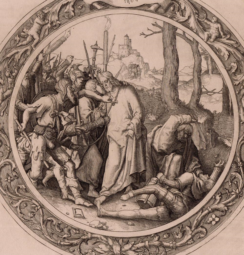 Lucas Van Leyden | The Captivity of Christ, from the Circular Passion ...