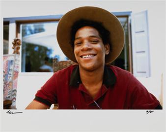 Jean Michel Basquiat in St. Moritz , 1983 - Lee Jaffe