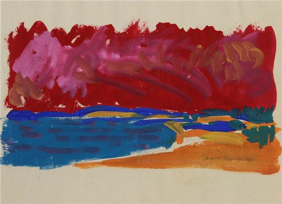 August Mosca | Seascape (1960) | MutualArt