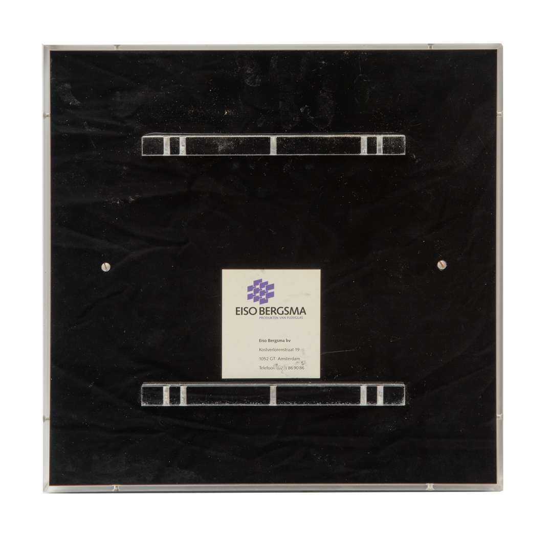 Artwork by Kars Persoon, Zonder titel (Gezicht geschilderd op een kleurenfoto van klassieke bronzen kop, Made of acrylic