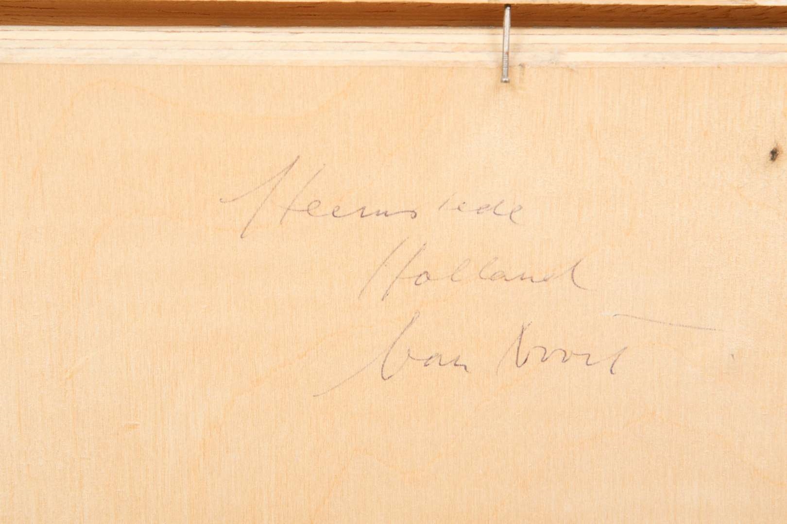 Artwork by Arie C. Van Noort, Bollenvelden Heemstede, Made of oil on panel