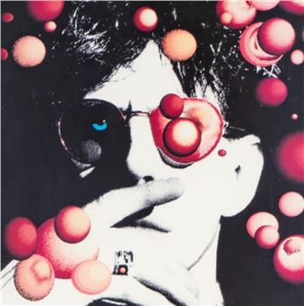 A Lithograph Signed by Ric Ocasek and Paulina Porizkova - Ric Ocasek