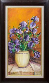 Still Life Flowers - Thinus Lombard