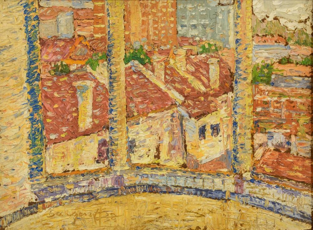 Artwork by Wren Sargent, View from the Window, Made of Oil