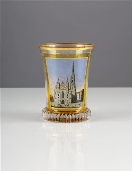 mit Ansicht des Wiener Stephansdoms, um 1825 by Anton Kothgasser, circa 10