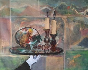 Description EN James ! Acrylic on canvas - Katleen Vandenberghe