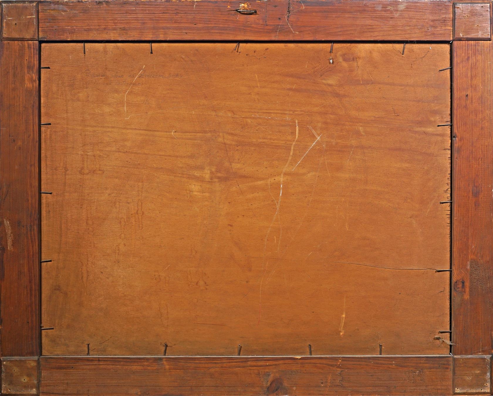 Artwork by Viktor Kutzer, Podzimní ráno na zmrzlém vrchu nad Pustevnami, Made of Technika: Pastel