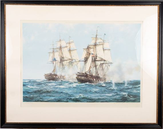 Montague Dawson | Ship in a storm | MutualArt