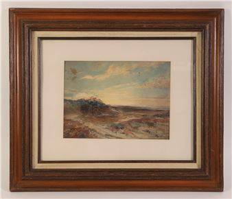 , Sunset, Dorset - Ernest Law