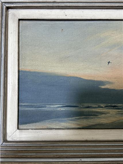 Peter Markham Scott | Wild Ducks in Flight at Sunset (1936) | MutualArt