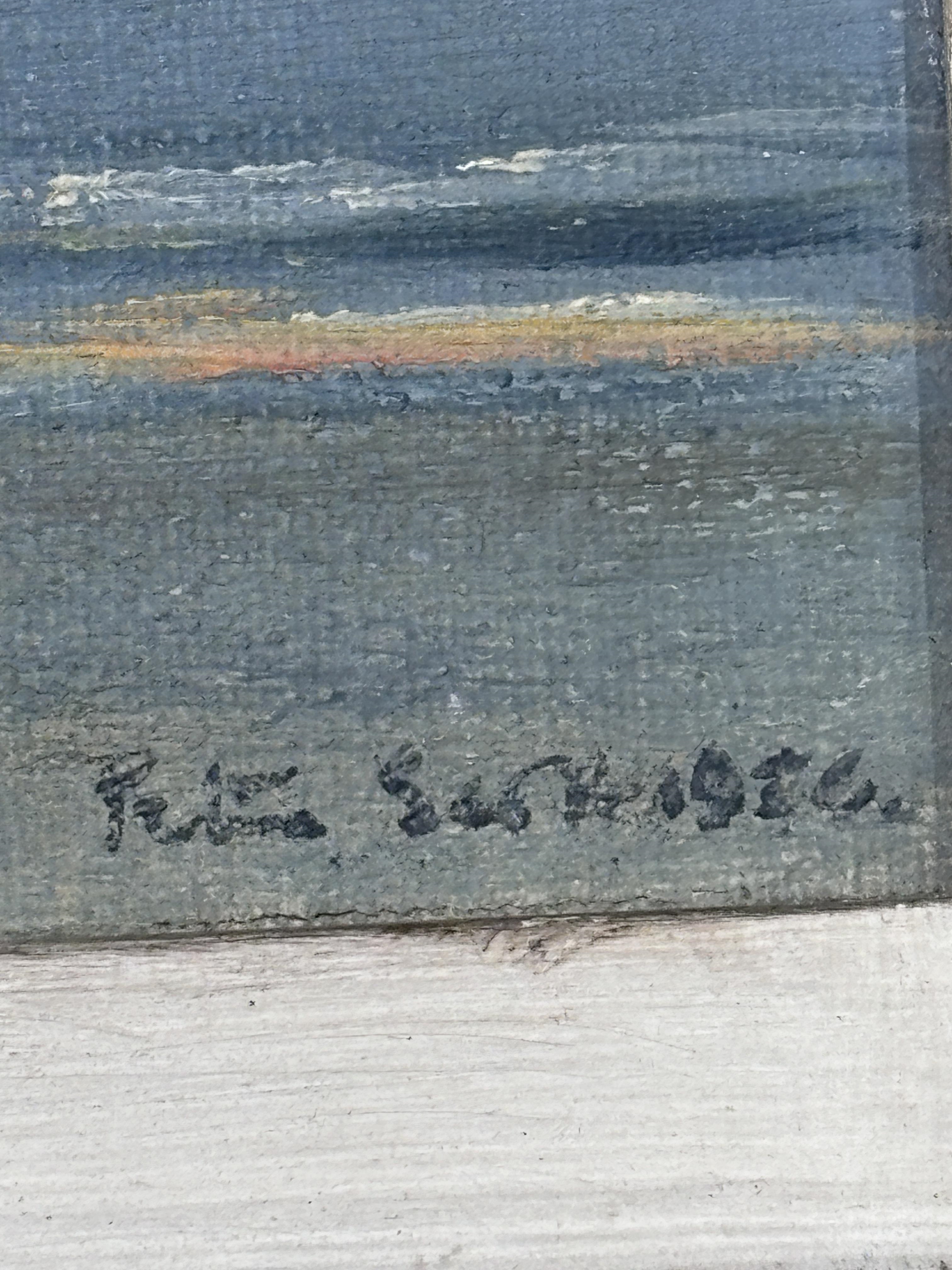 Peter Markham Scott | Wild Ducks in Flight at Sunset (1936) | MutualArt