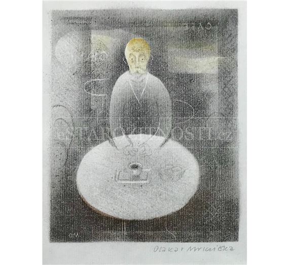 V kavárně by Otakar Mrkvička