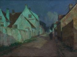 Promeneur au crépuscule by Emmanuel Vierin, 1913