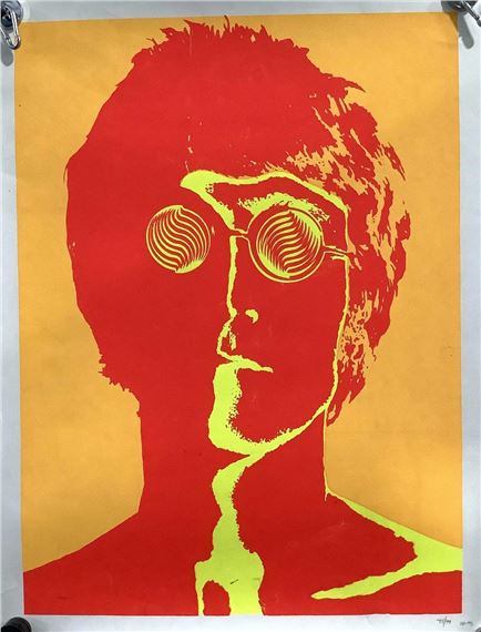 Richard Avedon | Richard Avedon John Lennon Black Light