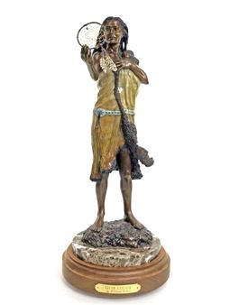 Agnes Vincen Talbot Figural Bronze Sculpture - Agnes Vincen Talbot