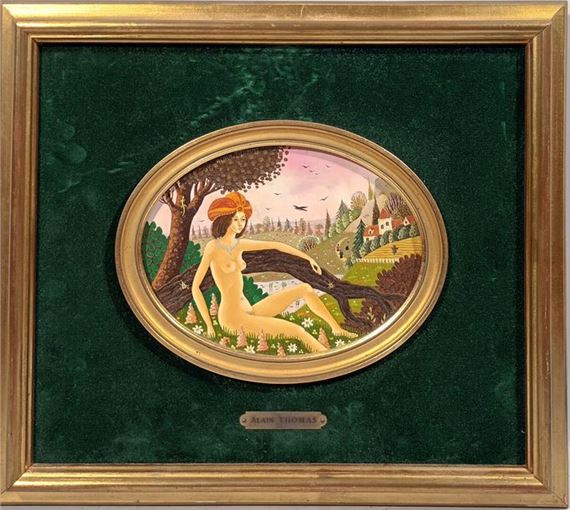 Sultane au collier bleu by Alain Thomas