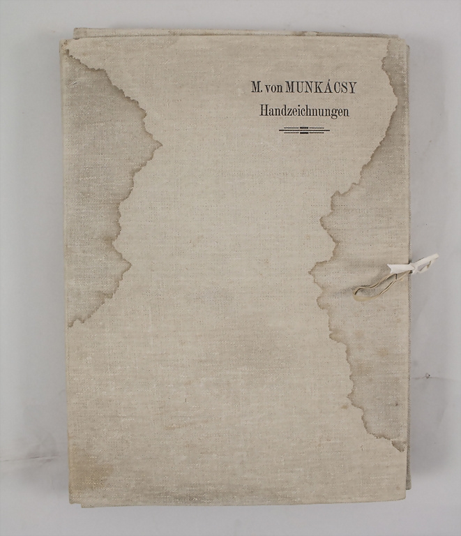Artwork by Mihaly Munkacsy, Mihály MUNKÁCSY (1844-1900), Made of ink, charcoal and pencil drawings on