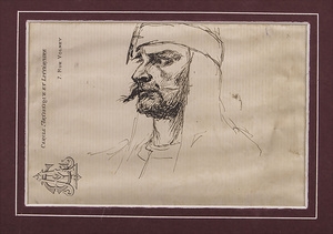 Artwork by Mihaly Munkacsy, Mihály MUNKÁCSY (1844-1900), Made of ink, charcoal and pencil drawings on